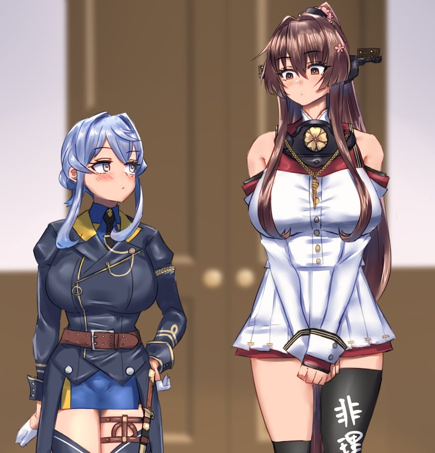 yamato, gotland, yamato kai ni, and gotland andra (kantai collection) drawn by quanero