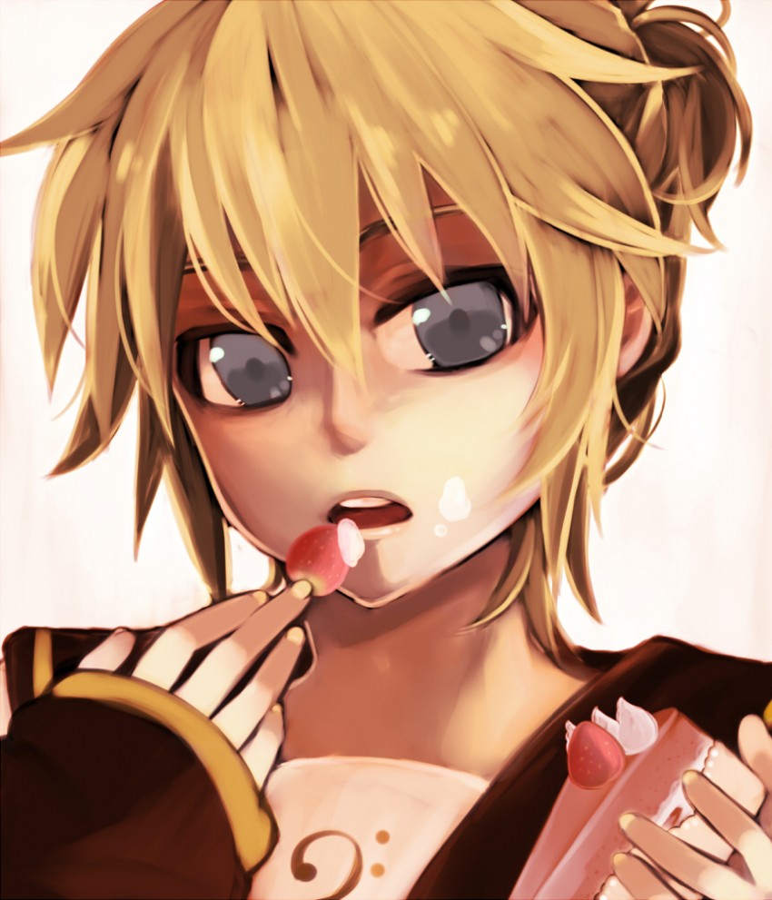 kagamine len (vocaloid) drawn by mukkun