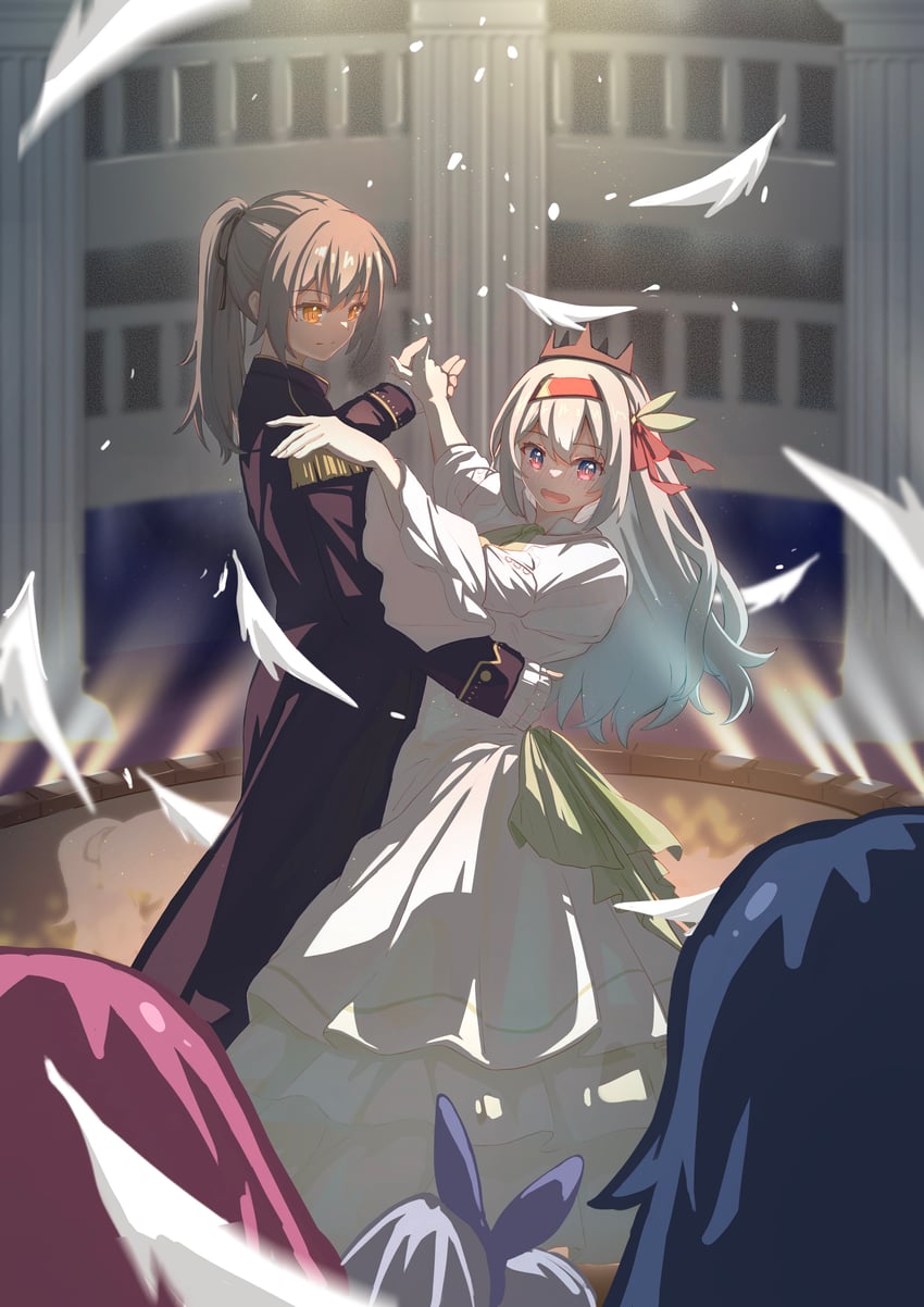trailblazer, firefly, stelle, kafka, silver wolf, and 1 more (honkai and 1 more) drawn by tensai_nana