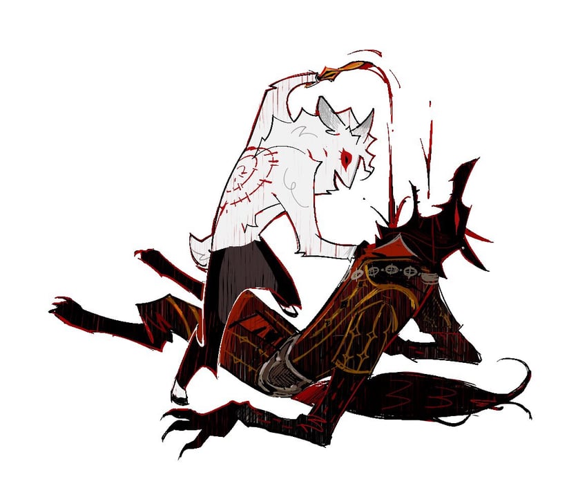 astarion and cazador szarr (dungeons & dragons and 2 more) drawn by pjimp_p