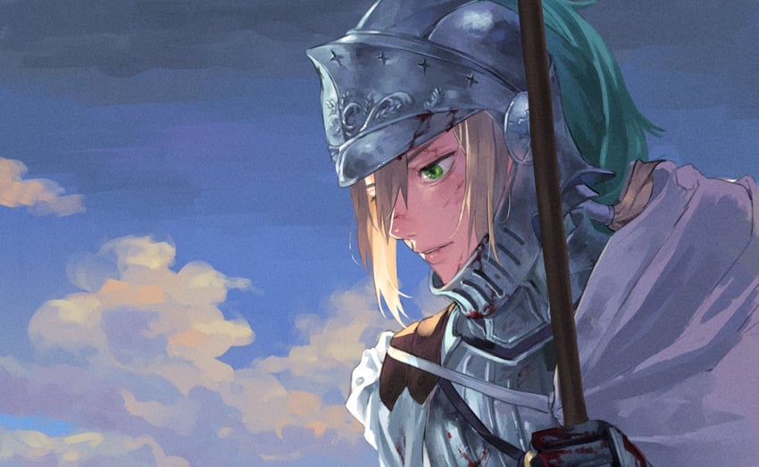 bedivere (fate and 1 more) drawn by potato_goril