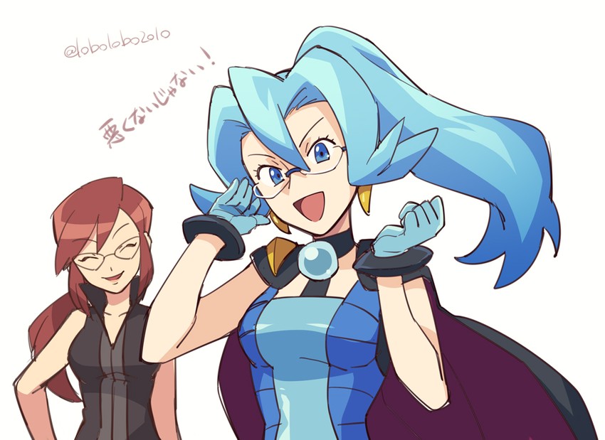 clair and lorelei (pokemon and 2 more) drawn by momoji_(lobolobo2010)