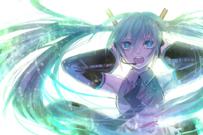 hatsune miku (vocaloid) drawn by sakamoto_akira