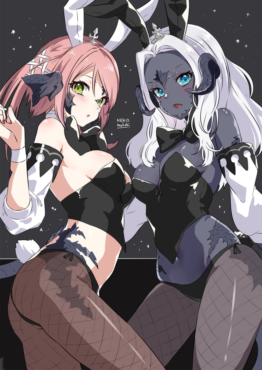 sadu dotharl and cirina mol (final fantasy and 1 more) drawn by lili_mdoki