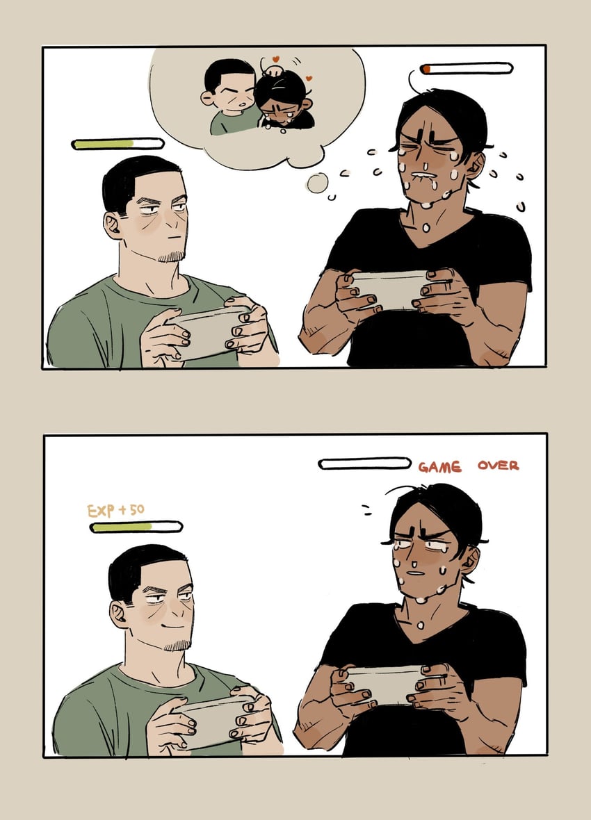 tsukishima hajime and koito otonoshin (golden kamuy) drawn by chengongzi123