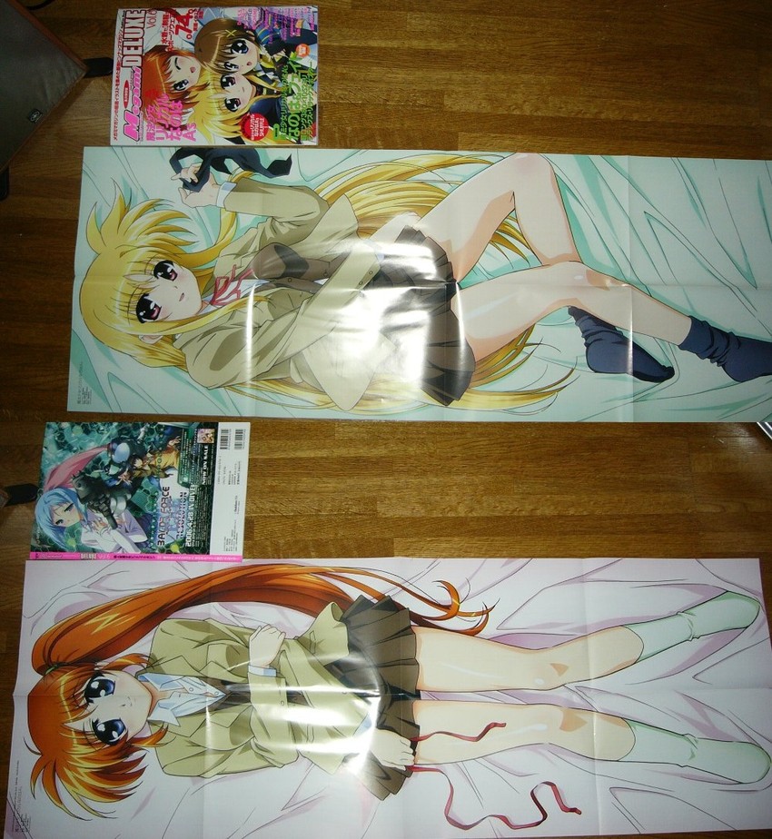 fate testarossa, takamachi nanoha, yagami hayate, mizusaka ren, souma tooru, and 1 more (lyrical nanoha and 7 more) drawn by kikuchi_seiji and okuda_yasuhiro