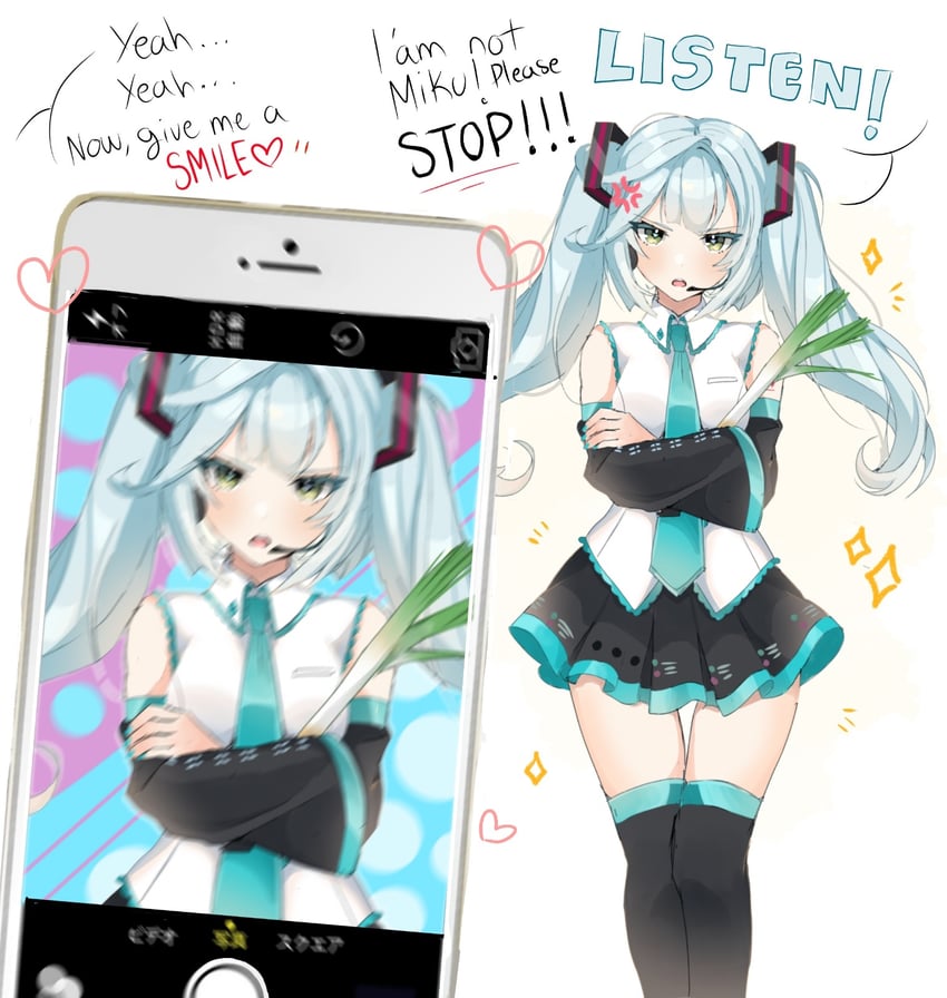 hatsune miku and faruzan (genshin impact and 1 more) drawn by lizziebtty