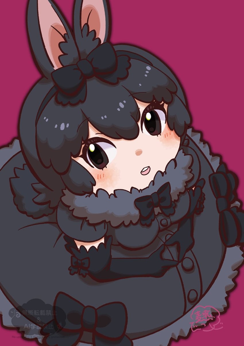 amami rabbit (kemono friends and 1 more) drawn by mugise_hitsuji