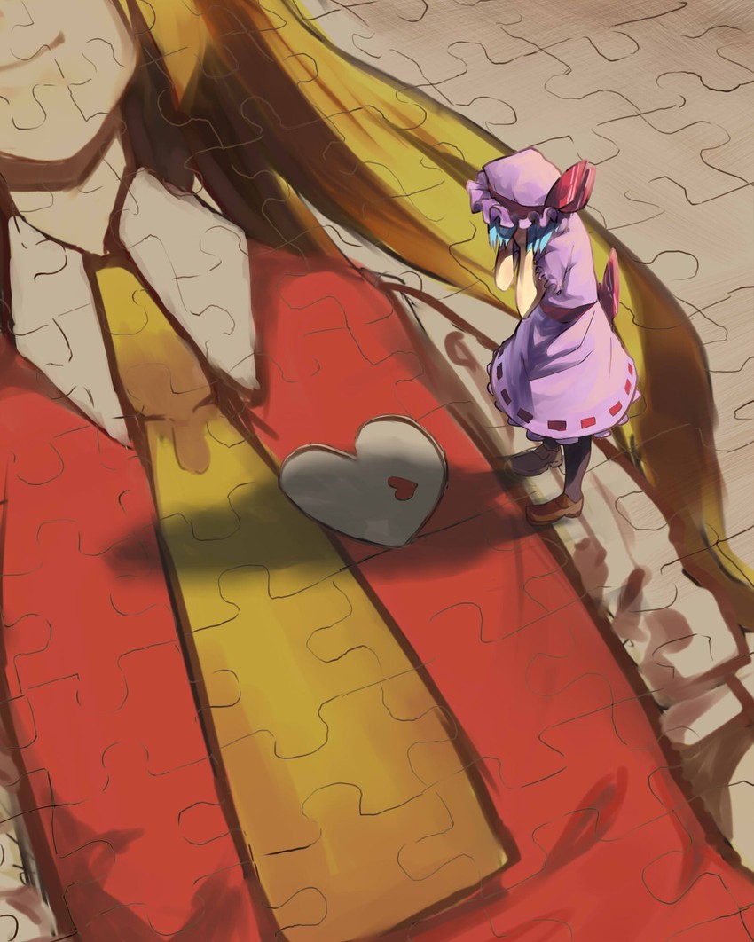 remilia scarlet and flandre scarlet (touhou) drawn by c-button