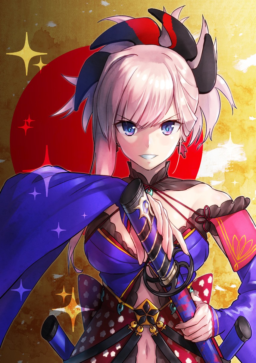 miyamoto musashi (fate and 1 more) drawn by green322
