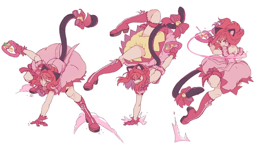 momomiya ichigo and mew ichigo (tokyo mew mew and 1 more) drawn by curemi