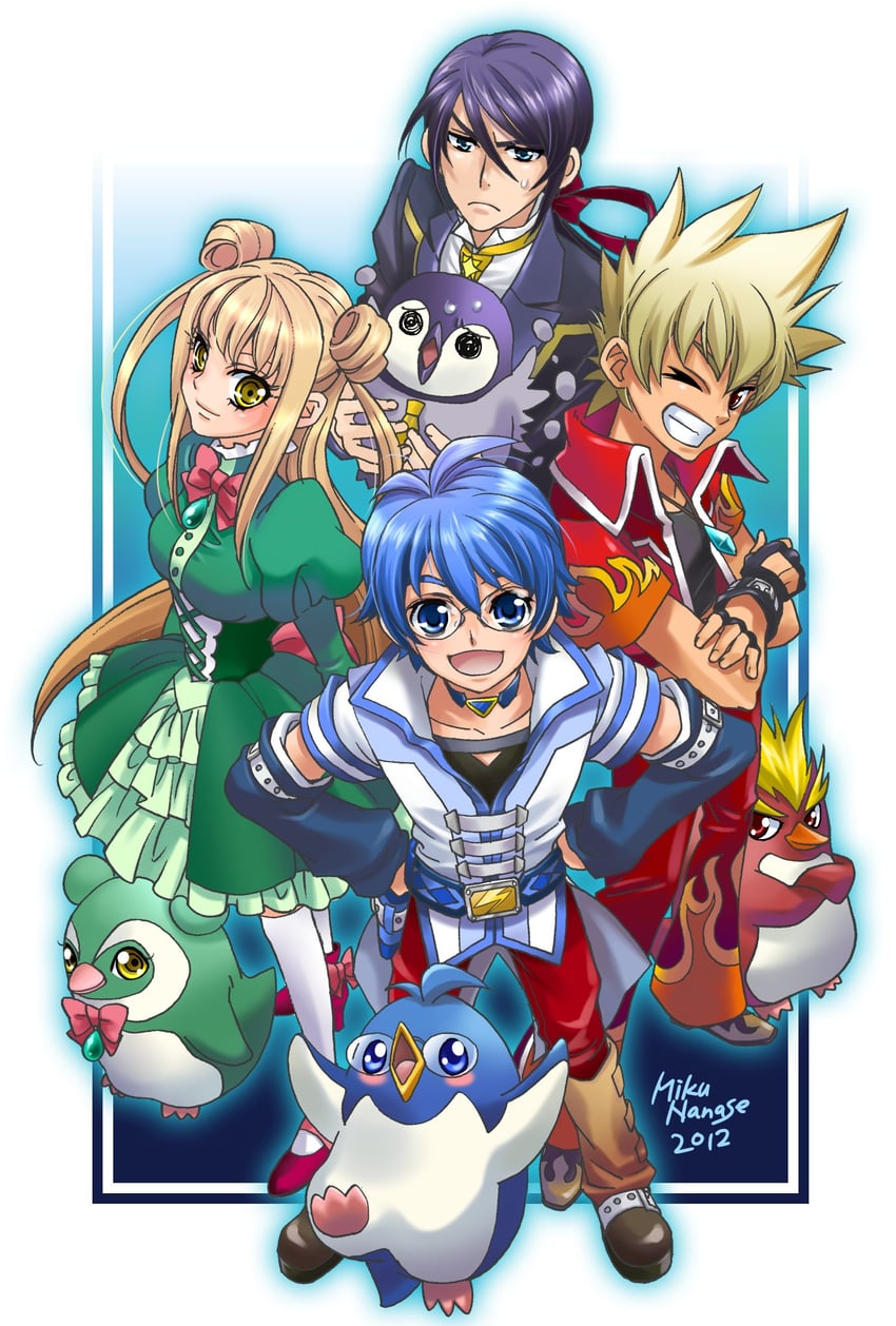 lan ruobing, ye feng, tian lei, and ren yan (zhandou wang zhi jufeng zhan hun) drawn by mxnanase