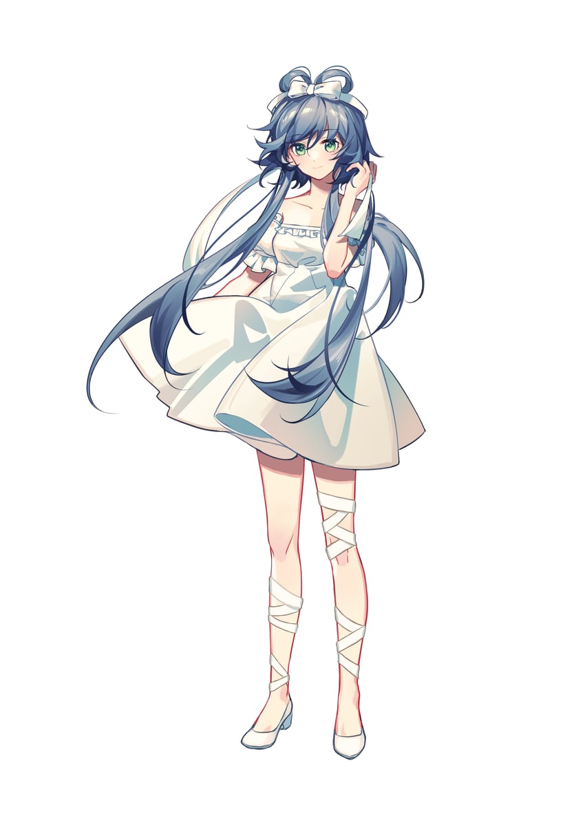 luo tianyi (vocaloid and 1 more) drawn by migu_jun