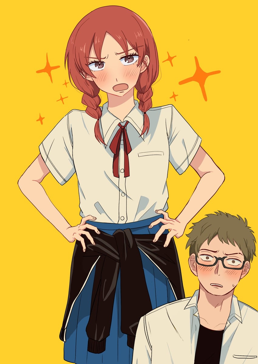 uchida momo and tohno gen (futsuu no keion-bu) drawn by mitarashi_2mai