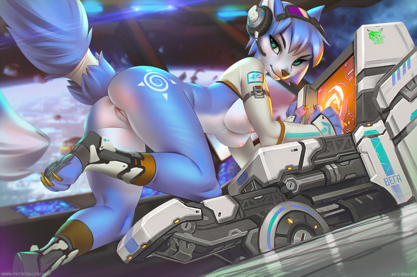 krystal (star fox) drawn by miles-df