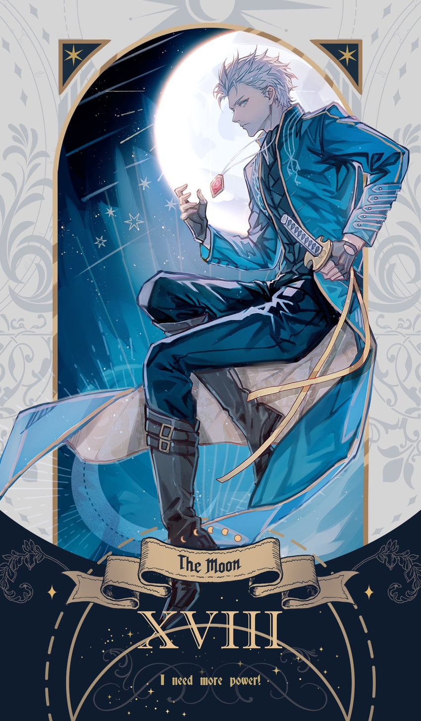 vergil (devil may cry and 1 more) drawn by lolvivianli
