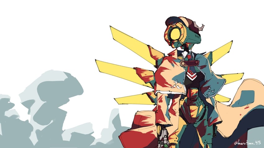 watson amelia and v1 (hololive and 2 more) drawn by harutimu