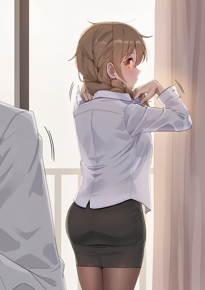 senkawa chihiro (idolmaster and 1 more) drawn by kamille_(vcx68)