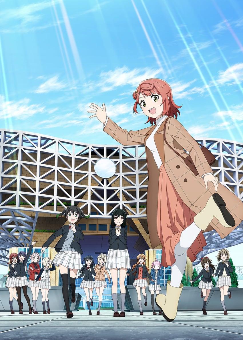 yuki setsuna, uehara ayumu, takasaki yu, osaka shizuku, tennoji rina, and 8 more (love live! and 1 more) drawn by yokota_takumi