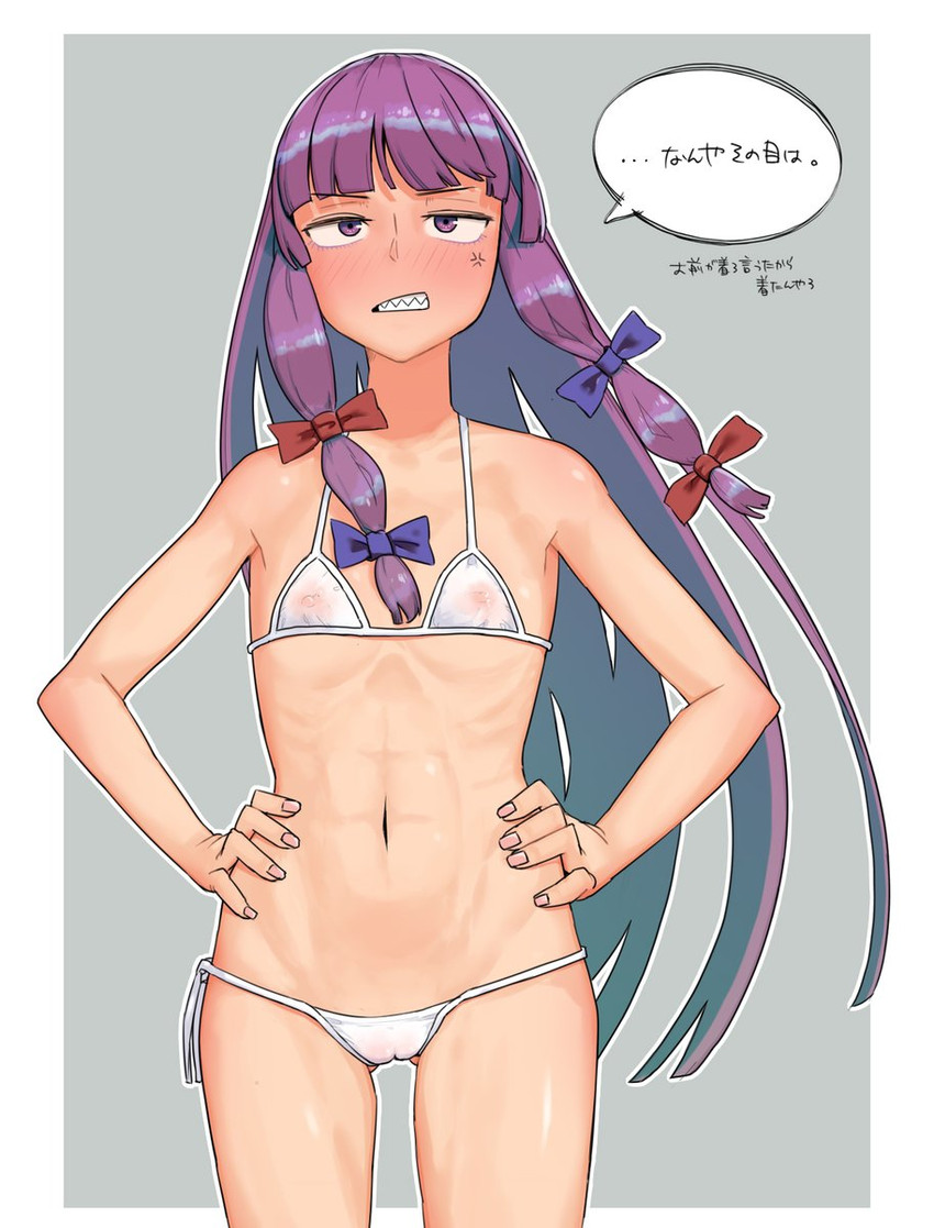 patchouli knowledge and taisa (touhou and 1 more) drawn by ohasi