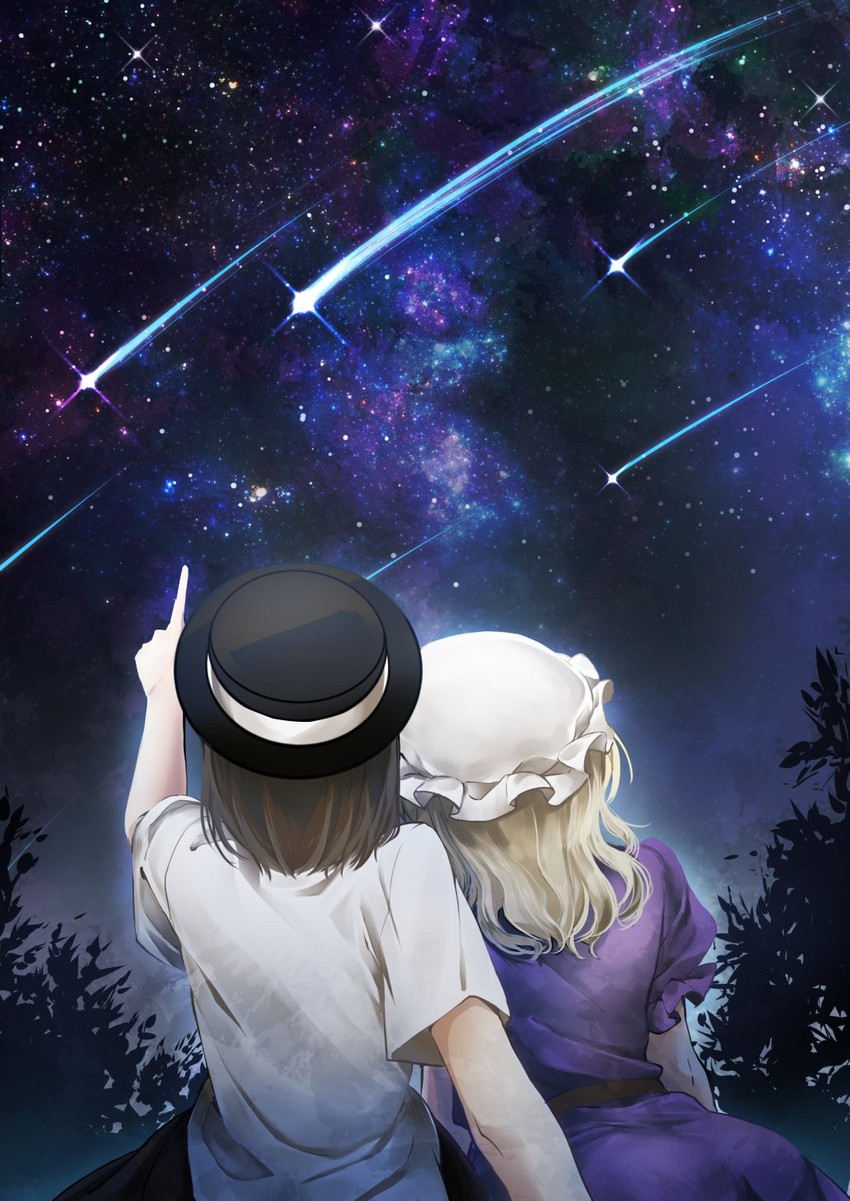 usami renko and maribel hearn (touhou) drawn by kinese_(katasutorohu)