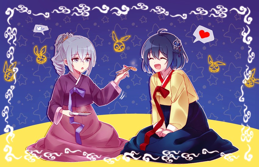 bronya zaychik, seele vollerei, and homu (honkai and 1 more) drawn by 6_(yuchae)