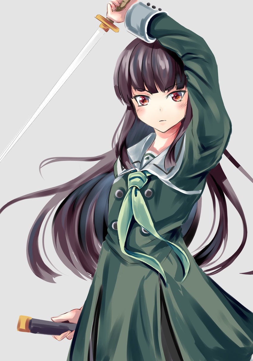 juujou hiyori (toji no miko) drawn by yumibakama_meme