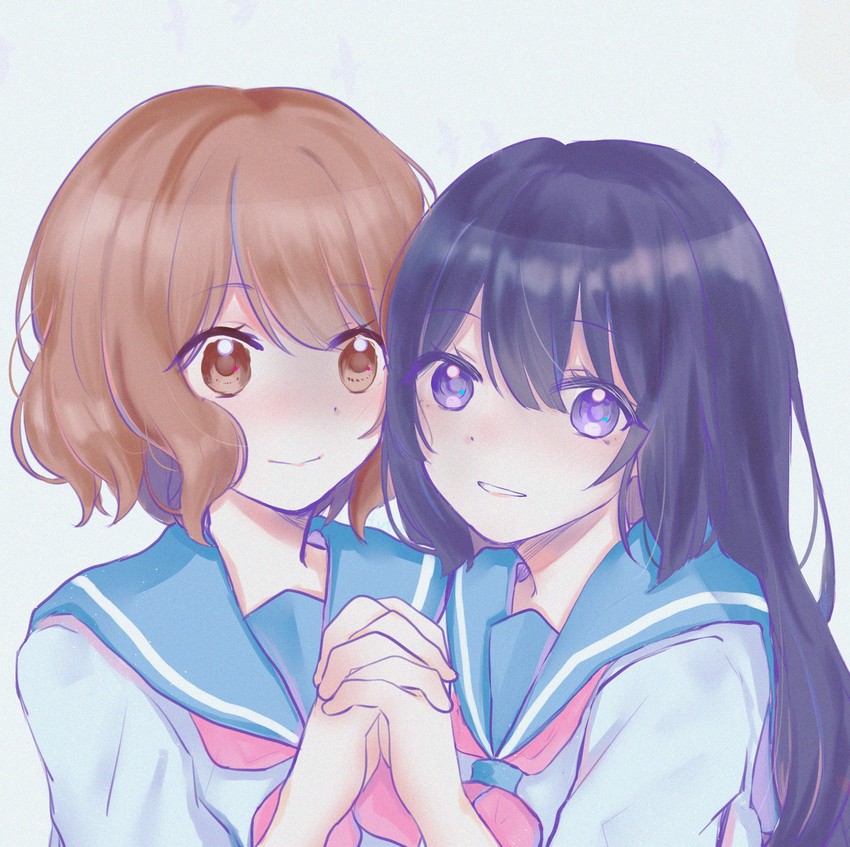 oumae kumiko and kousaka reina (hibike! euphonium) drawn by fufu_060211