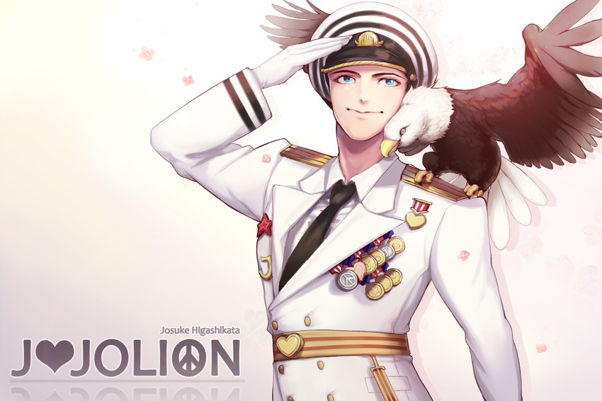 higashikata josuke (jojo no kimyou na bouken and 1 more) drawn by pino_0_0
