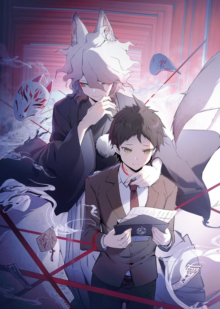 komaeda nagito and hinata hajime (danganronpa and 1 more) drawn by ziling