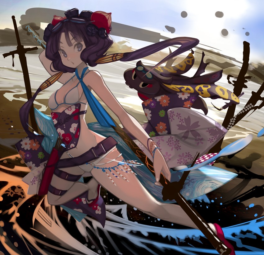 katsushika hokusai and tokitarou (fate and 1 more) drawn by teke_(exploration)