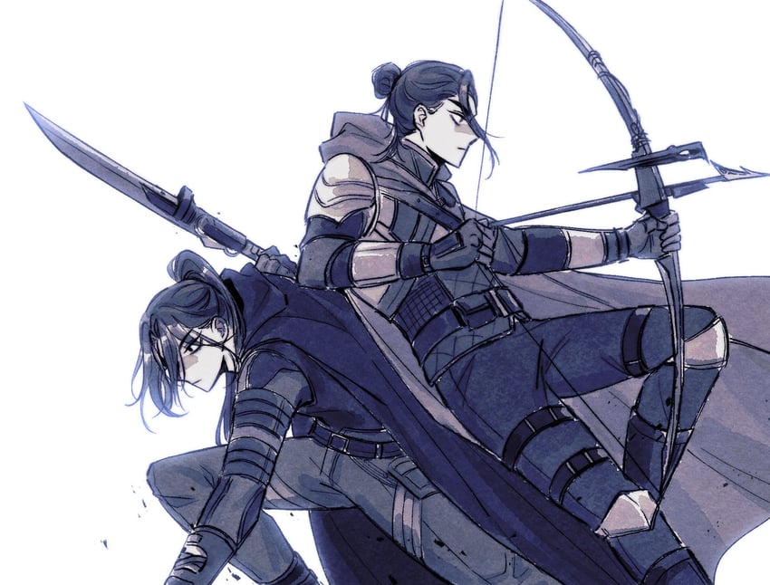 mu qing and feng xin (tianguan cifu) drawn by flclrnldudnj