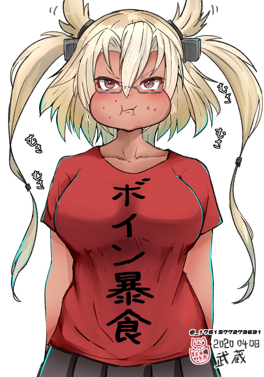 musashi (kantai collection) drawn by akizuki_shigure