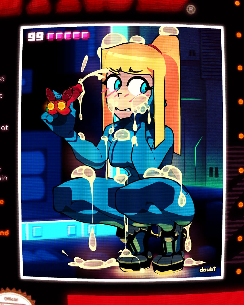 samus aran (metroid and 1 more) drawn by doubt_(thedo_ubt)