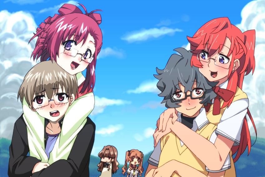 kazami mizuho, takatsuki ichika, tamura yukari, yamano remon, morino ichigo, and 1 more (ano natsu de matteru and 1 more)