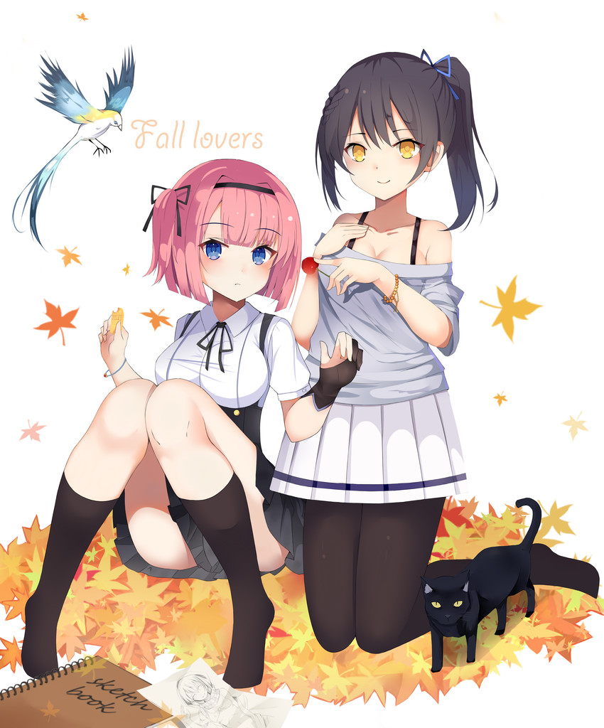 mochizuki momiji and narumi tsubame (new game!) drawn by lisette