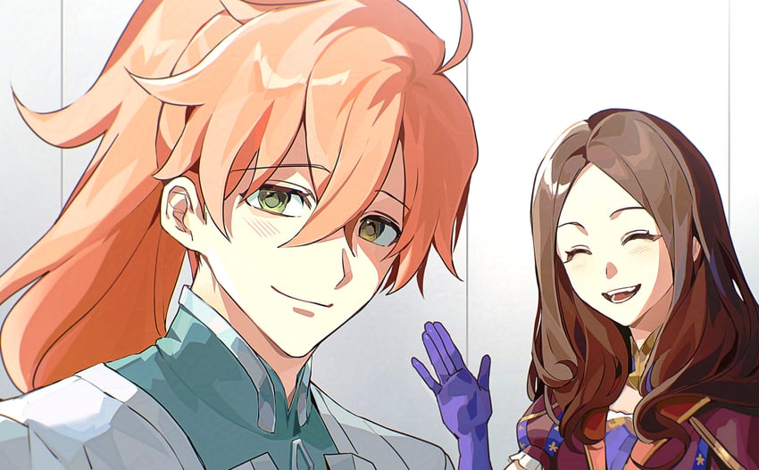 leonardo da vinci and romani archaman (fate and 1 more) drawn by 0304rong0304