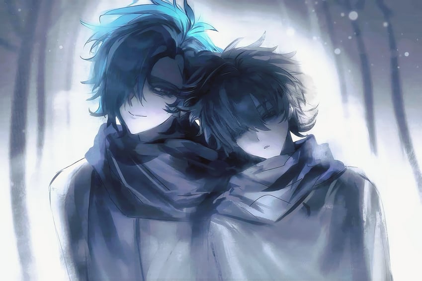yabusame reko and yabusame alice (kimi ga shine) drawn by moyu_shuang