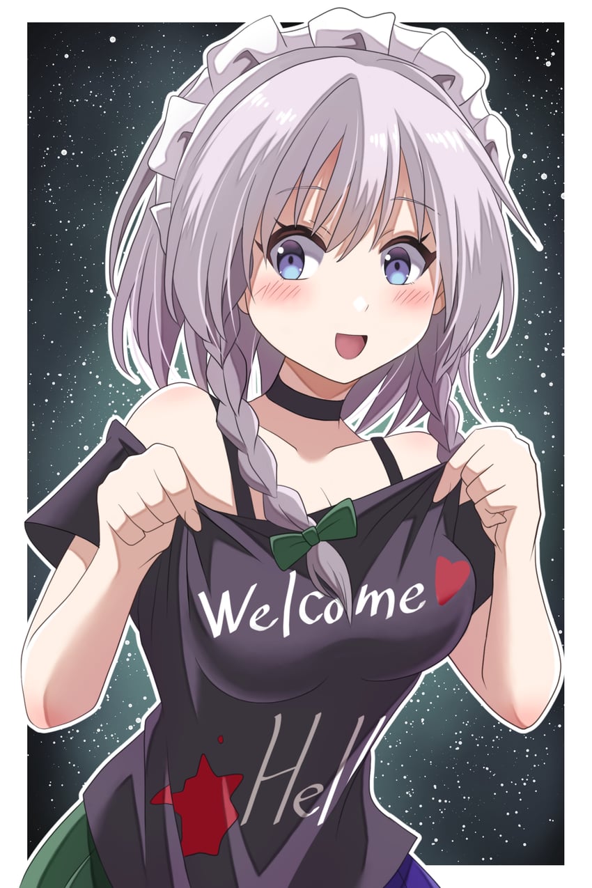 izayoi sakuya and hecatia lapislazuli (touhou) drawn by happy_ginko