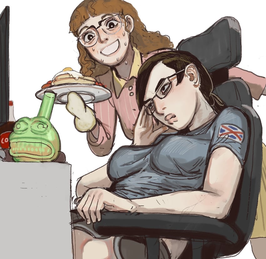 pepe the frog, chudjak, and soyjak (original and 2 more) drawn by mossacannibalis