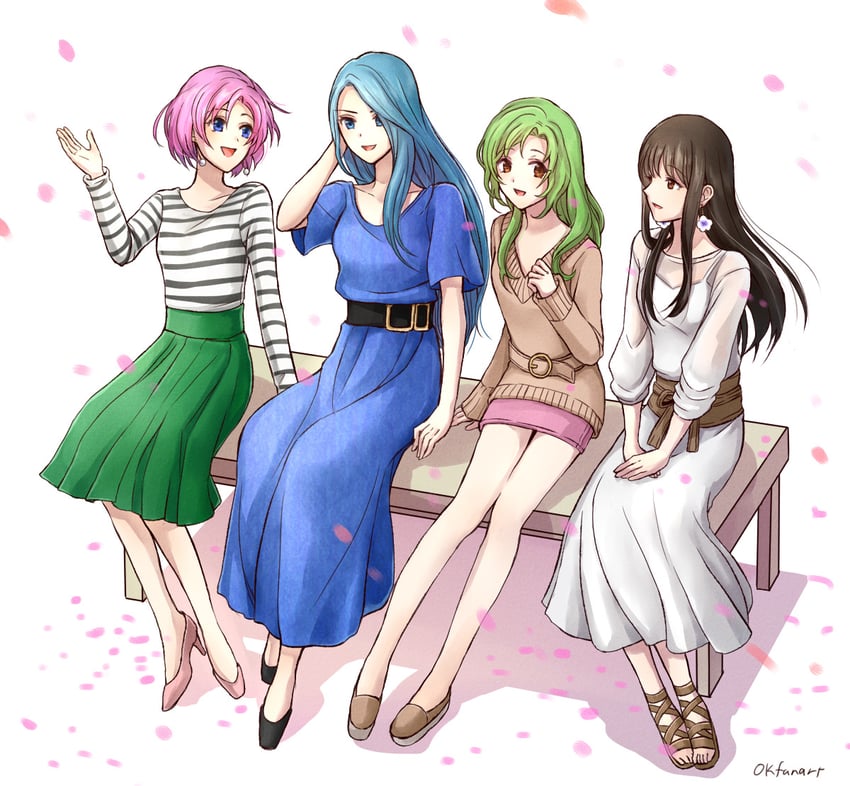 elincia ridell crimea, marcia, astrid, and lucia (fire emblem and 1 more) drawn by niboshi514
