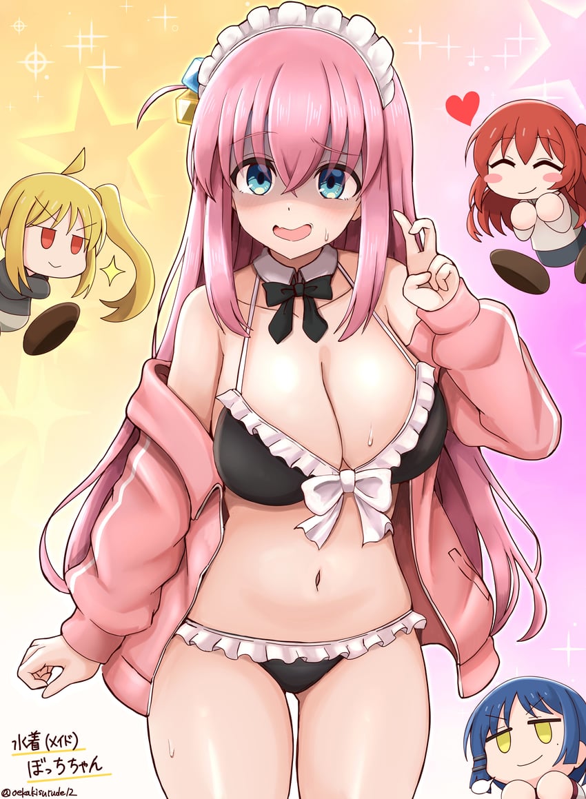gotoh hitori, kita ikuyo, ijichi nijika, and yamada ryo (bocchi the rock!) drawn by shiroi_tansu