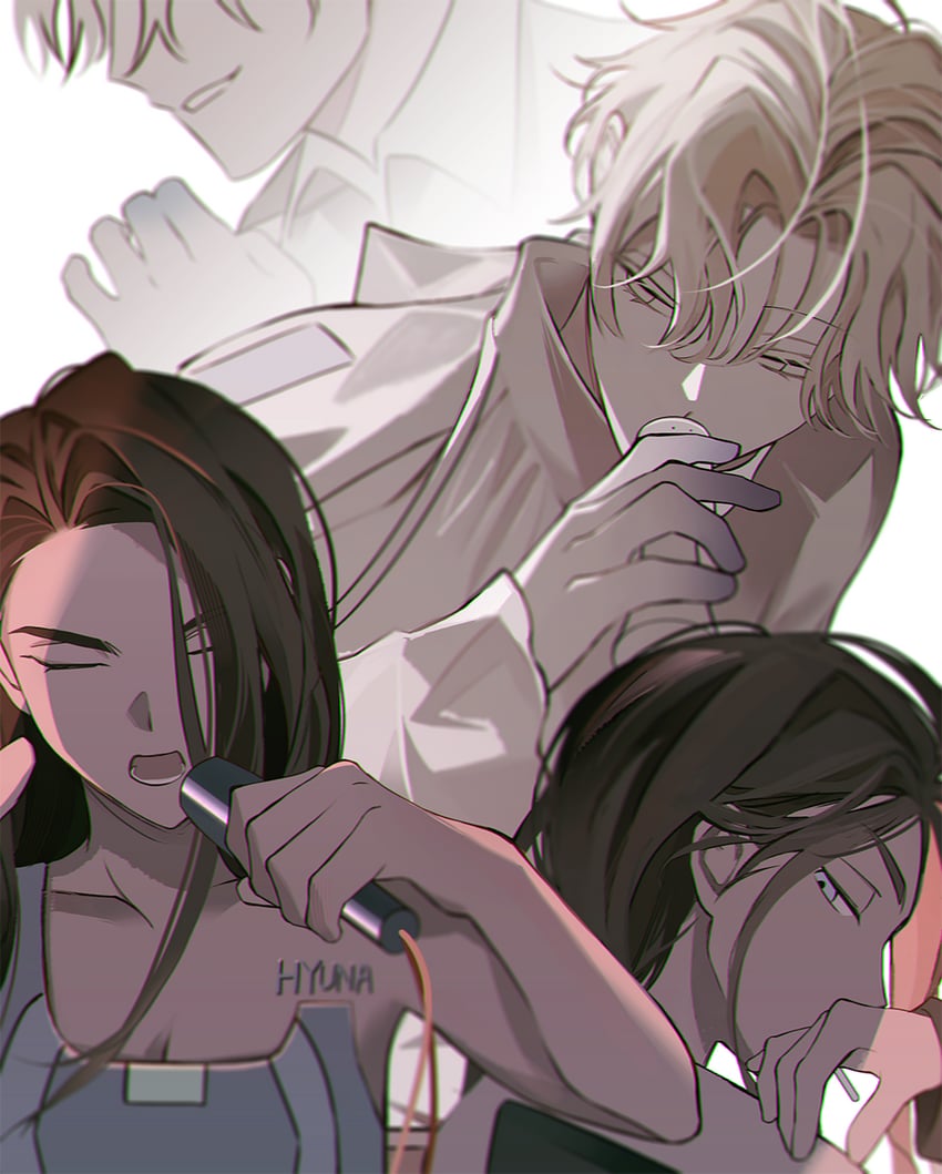 luka and hyuna (alien stage) drawn by s301t9