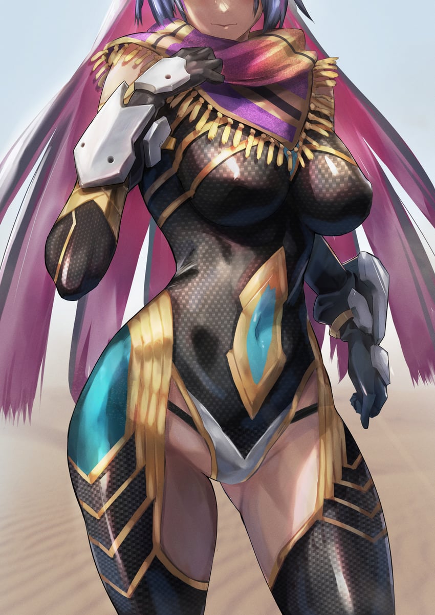 nadereh (phantasy star and 2 more) drawn by sakazuki_sudama