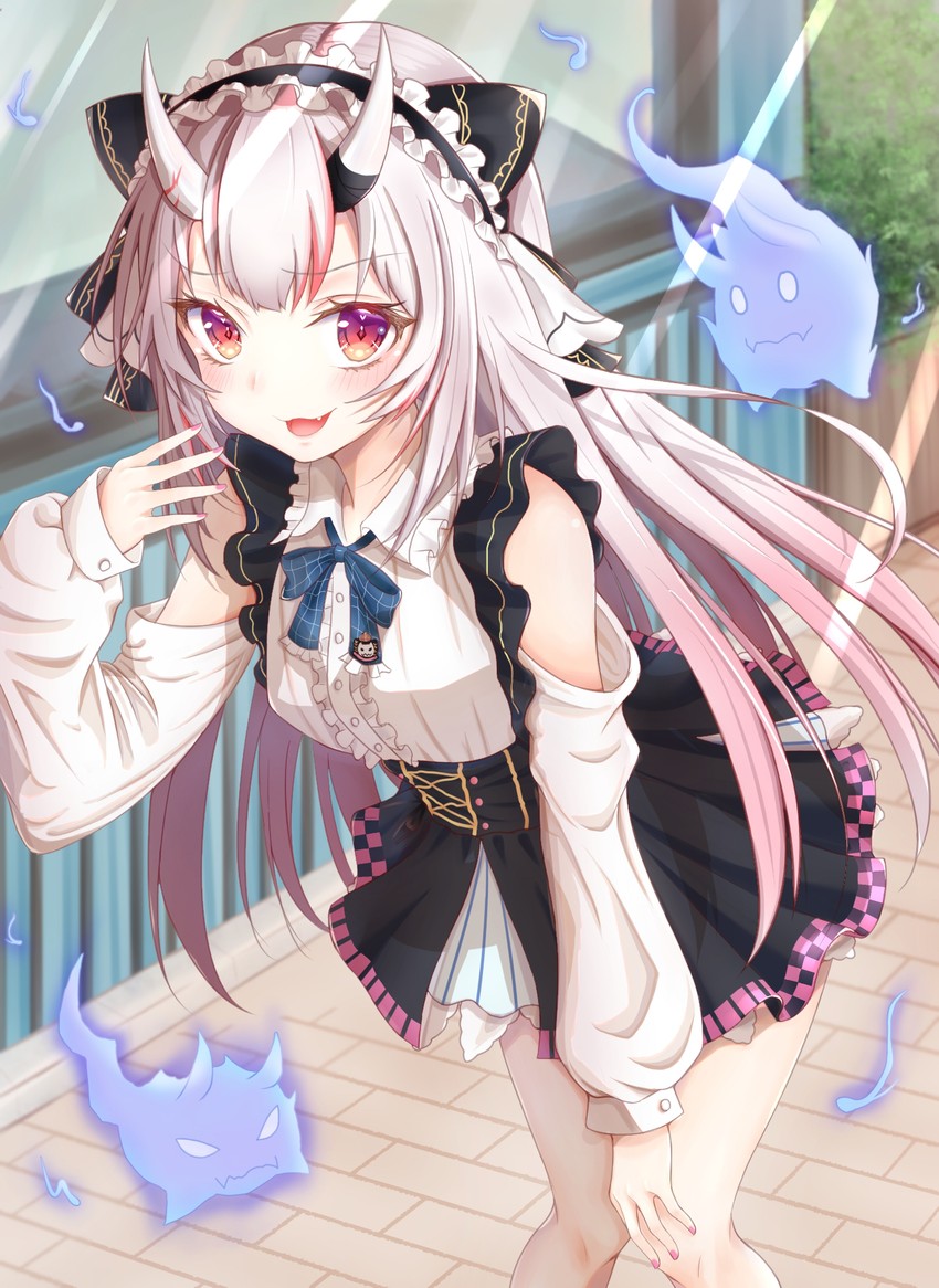 nakiri ayame, shiranui, and karma (hololive) drawn by shihaku_rare