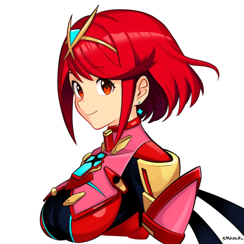 pyra (xenoblade chronicles and 1 more) drawn by smgold