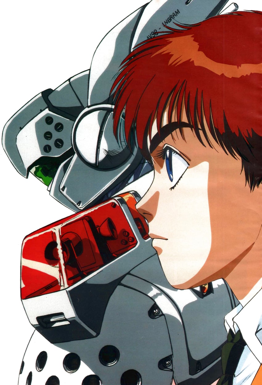 izumi noa, av-98 ingram, and alphonse (kidou keisatsu patlabor and 1 more) drawn by takada_akemi