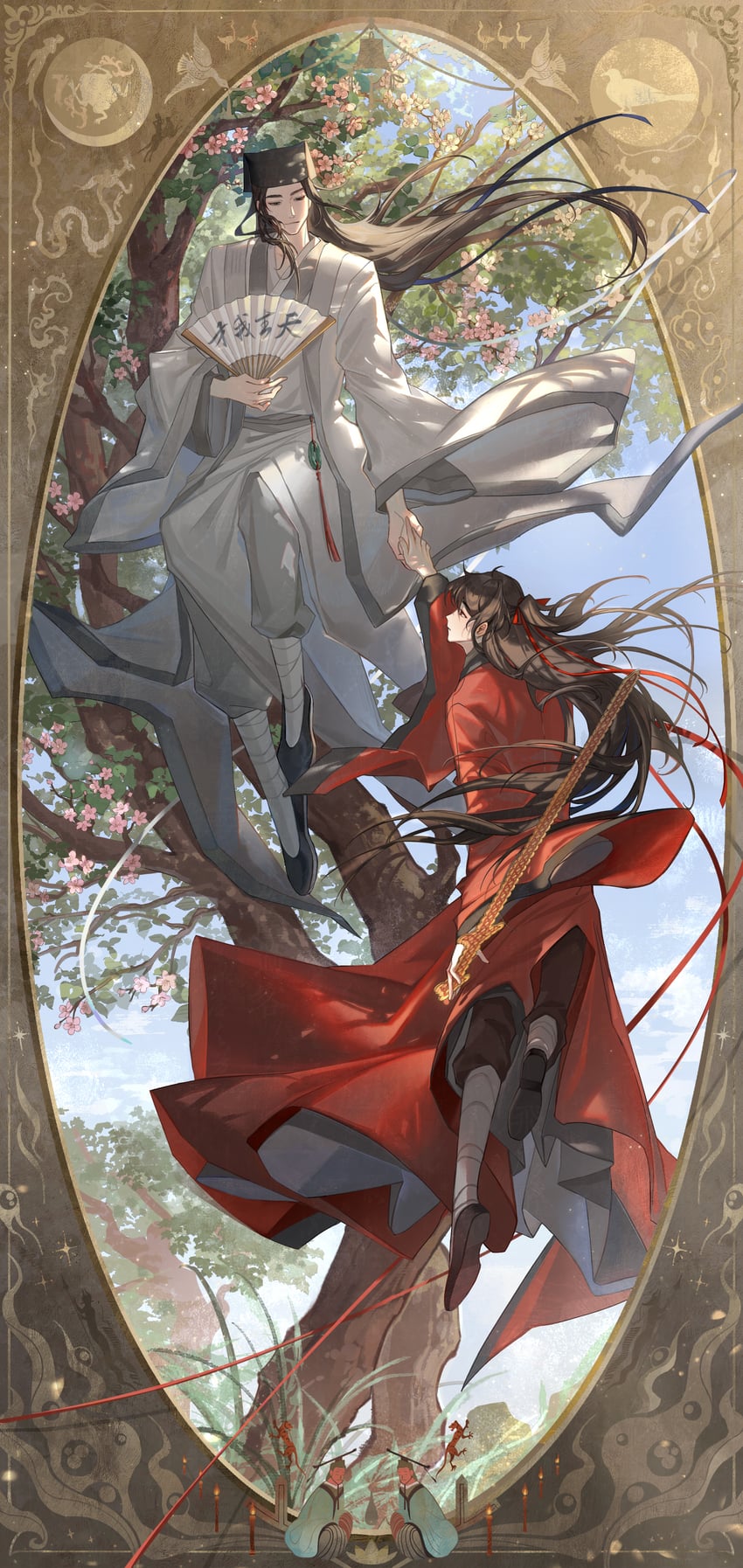 li huowang and zhuge yuan (dao gui yi xian) drawn by wo_zhen_fule