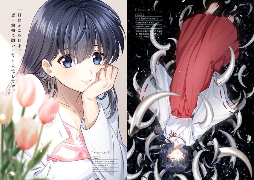 higurashi kagome (inuyasha) drawn by motobi_(mtb_umk)