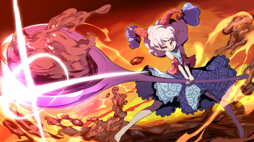 toutetsu yuuma (touhou and 1 more) drawn by syope